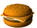 Spinning Hamburger Gif